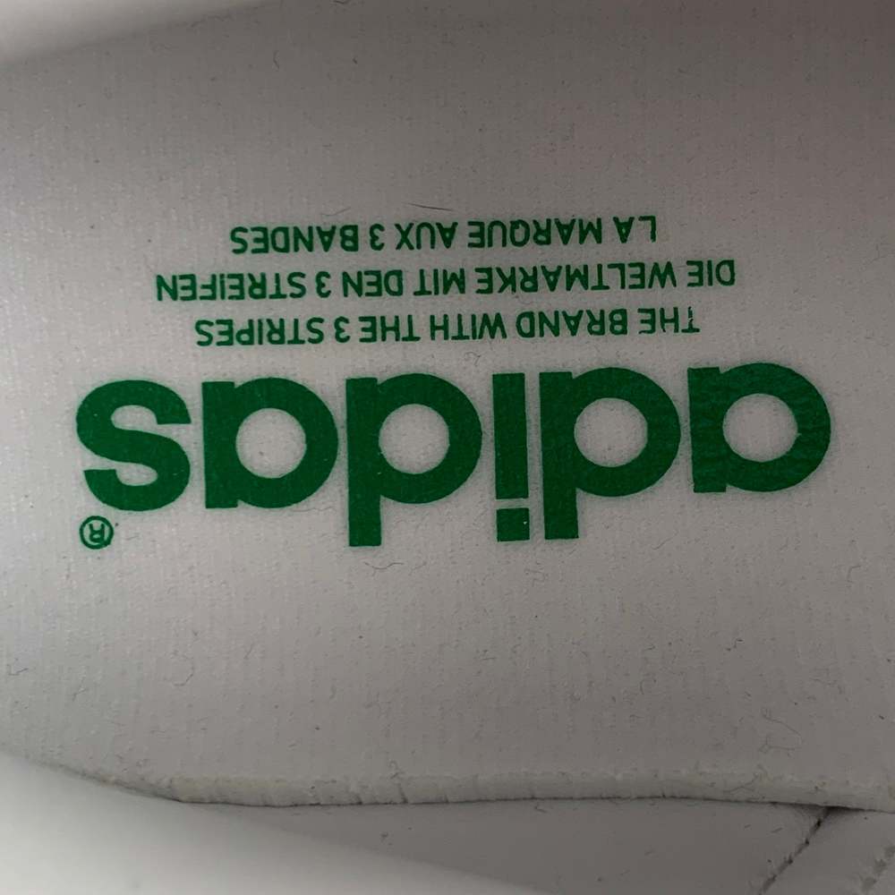 ADIDAS x STAN SMITH White Leather Lace Up Sneakers - Picture 7 of 9